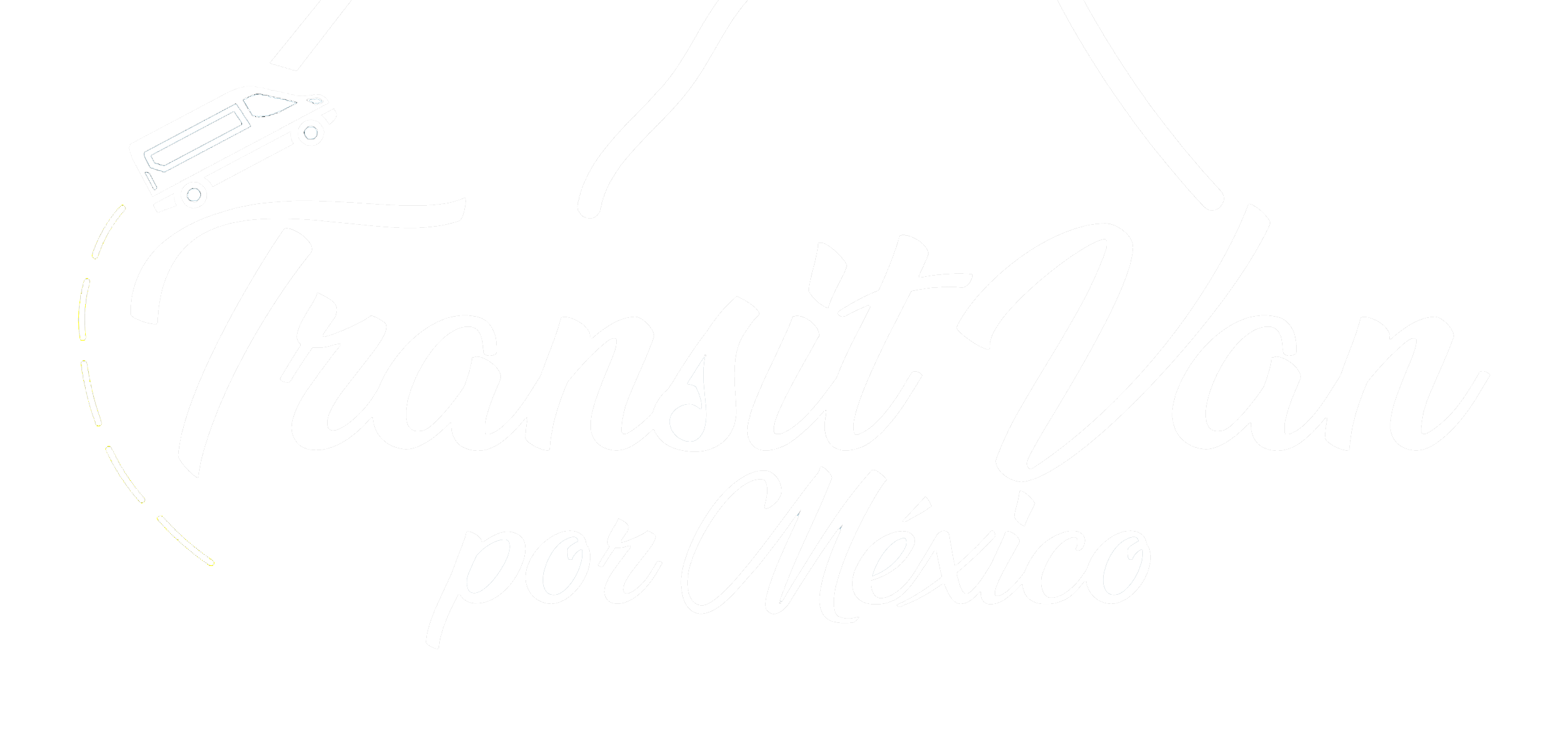 logo Transit Van x México blanco